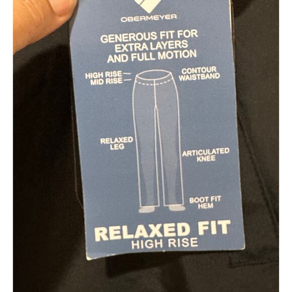 Obermeyer Womens Keystone Ski Pant Black Size 14 Short NWT High Rise Relaxed Fit - Picture 7 of 15